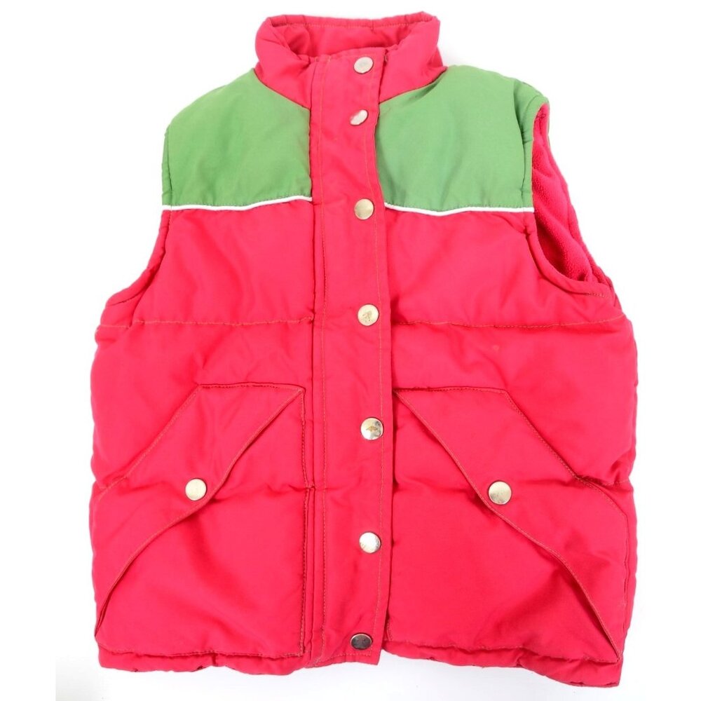 Cowgirl Hardware Pink Girls Size M Puffer Vest Warm Winter Outerwear Western